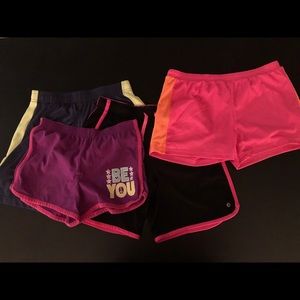 4/$12 girls sporty shorts